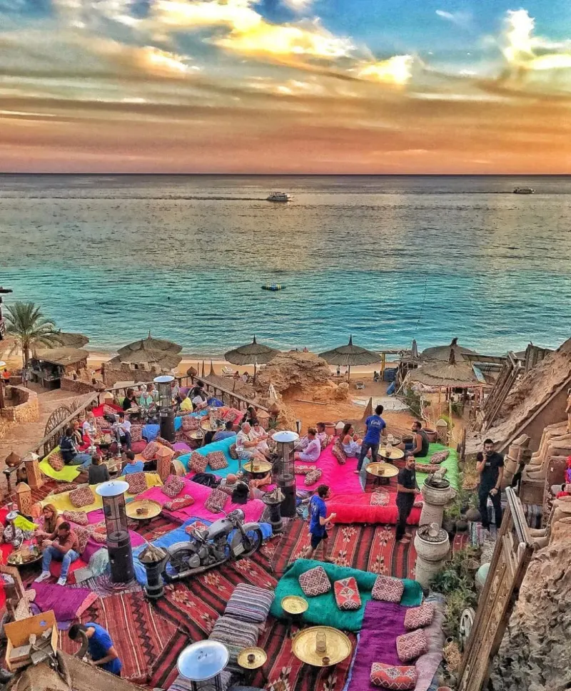Farsha Café Sharm El Sheikh — The Most Magical Sunset in Sinai